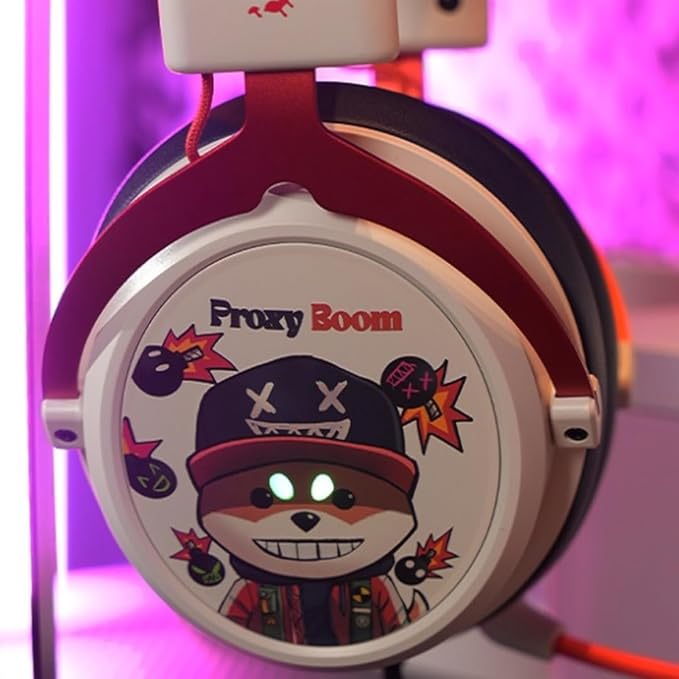 Bloody M595 HybridCore Gaming Headset - Proxy Boom Edition - Cmedia CM6646, HybridCore Precision, Noise Cancelling Mic, 280g Lightweight, 3D Protein Leather Cushions