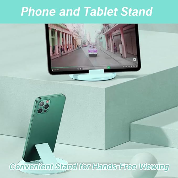 9 in 1 Cable Case USB Adapter Cable Conversion Storage Box USB Type C to Micro USB/Lightning/USB A Cable Data Transfer Tool Contains Sim Card Slot Tray Eject Pin Use as Phone Holder (Green)