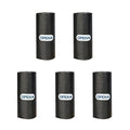 Mini Trash Bags for Tiny Desktop Trash cans,1.5 GAL/5.6 L Strong Garbage Bag for Small Sized Waste Bin, Black Trash Bags for 3 in 1 Rvs Trash Can (150 Count / 5 Rolls, Black)