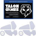 2Sets of TALONGAMES Rounded Curved Edges Mouse Skates Feet Compatible with Logitech MX Master 4 Gaming Mouse Feet Replacement, 0.8mm, Pure PTFE Material Super Smooth Glide Pads