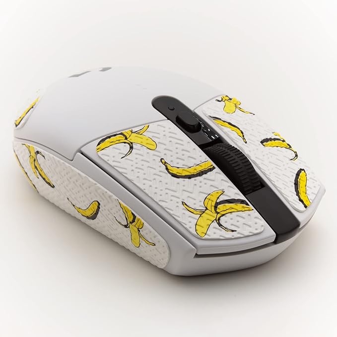 BT.L Mouse Grip for Logitech G305 & G203 Pro Gaming (Banana White)