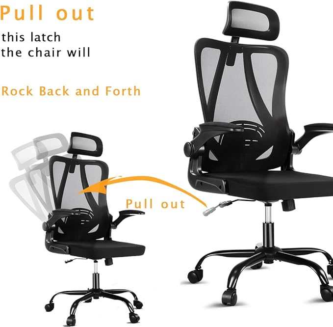 Office Chair, Gaming Chair Desk Chair Comfy Computer Chair Ergonomic Office Chair Mesh Office Chair 400 LBS with Rolling for Gaming Home and Office
