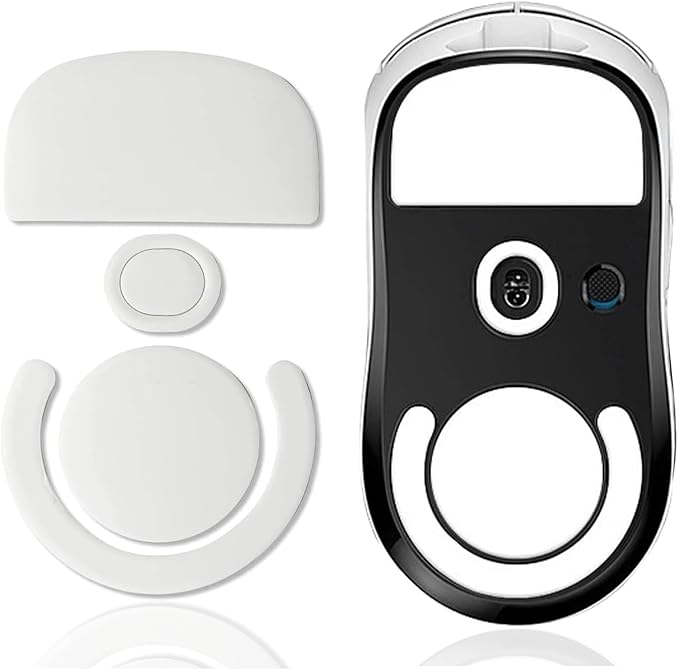 2 Pack Gaming Mouse Skates for Logitech G Pro X Superlight 1 Stickers- Ice 2.5D Curved Edges, Ultra Smooth 0.7mm PTFE, Wireless Gaming Mouse Pads Replacement Sliding Stickers for Gpro x Superlight 1