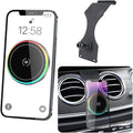 Car Magnetic Phone Mount for Mercedes Benz E-Class 2016-2023 and CLS Class 2018-2023 Auto Interior Accessories Best Cellphone Holder Fast 15W Wireless Charger Cell Phones Charging Screen Stand