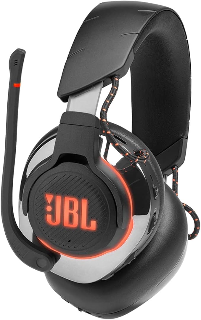 JBL Quantum 810 Wireless - Wireless over-ear performance gaming headset with Active Noise Cancelling and Bluetooth, 43 hours of battery life, Hi-Res 50mm drivers (Black)