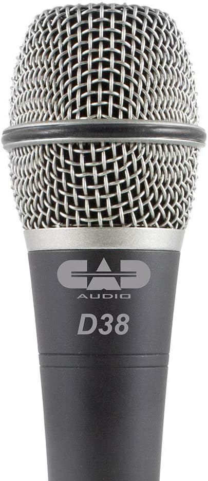 CAD Audio D38X3 3-Pack Supercardioid Handheld Microphones – Neodymium Capsule, Articulate Vocals, Carry Case & Clips