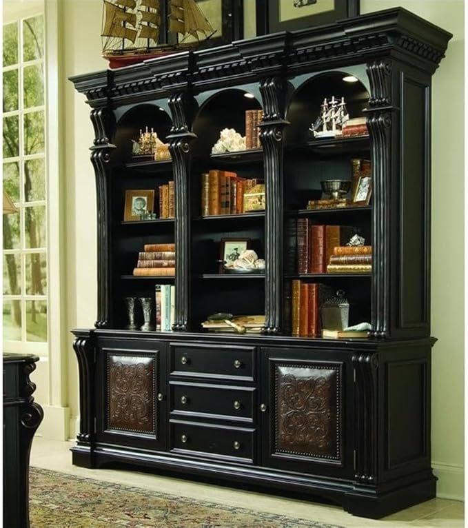 Hooker Furniture Telluride 12 Shelf Bookcase with Bottom Storage