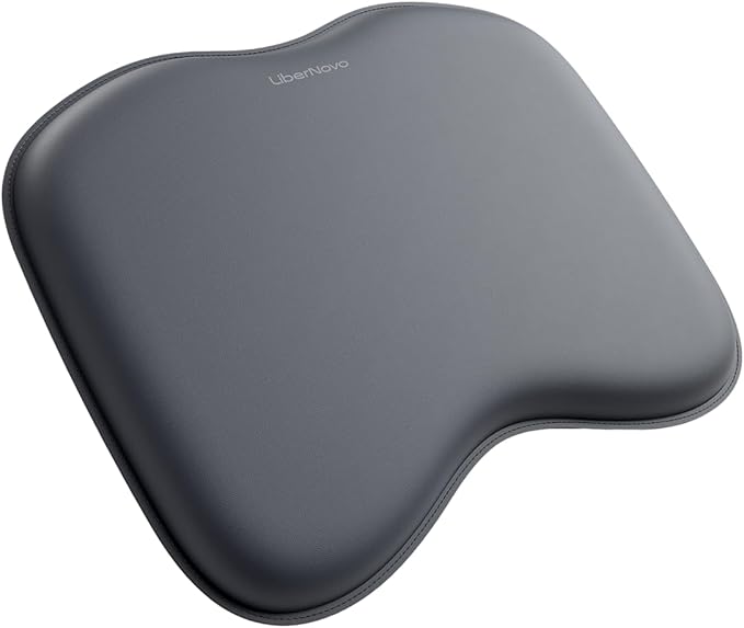 LiberNovo StepSync Office Footrest Mat, Tailored for The Libernovo Office Foot Rest, 20mm Cushioning & Soft-Touch PU Leather for All-Day Cloud Comfort, Black