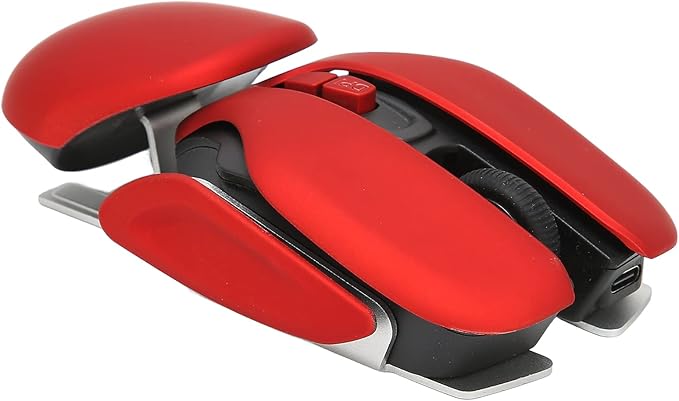 ciciglow Ergonomic Gaming Mouse with Adjustable 800/1200/1600 DPI, 16 Way Automatic Frame Skip Rechargeable Laptop Tablet Computer Office Optics for GAMER, PC