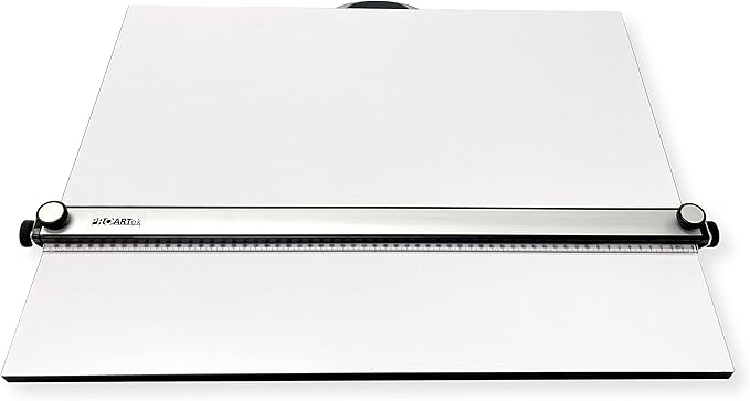 Proartek PK00018 Model PXB36 Portable Drafting Drawing Board 24" x 36"; PXB Series; Adjustable Aluminum Parallel Straightedge; Carry Handle; Architecture Tool for Students and Professionals