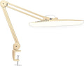 Neatfi XL 2200 Lumens 20W LED Desk Lamp with Clamp – Adjustable Color Temperature | 4-Level Dimmable Light | Home Office, Crafts & Workbench | 20-Inch Wide Head (Gold, CCT with Clamp)