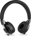 LilGadgets Untangled Pro On-Ear Kids Headphones - Black, Ages 4+, Volume-Limited - Bluetooth & Wired Earphones with SharePort, SoftTouch Padding, 3.5mm Cord, Built-in Mic, 12H Battery