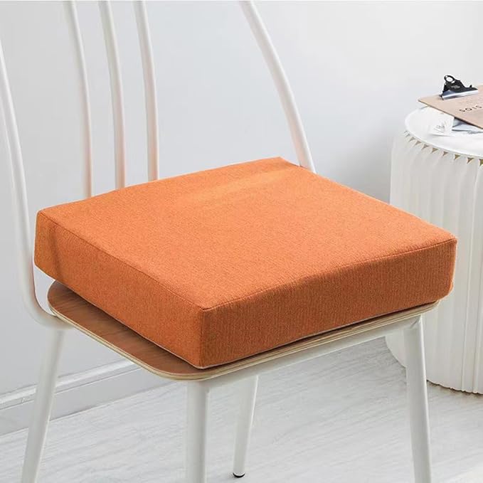 Kitchen Chair Cushions 20x20x2inch Pain Relief Foam Seat Pad ，Thicken Breathable & Washable Cover,for Wheel Chair Car Seat,Office Chair