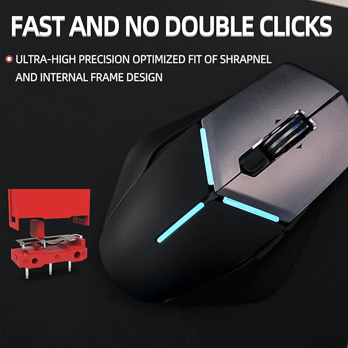 Red Kailh GM 4.0 Mouse Micro Switch for Gaming Mouse 4Pcs