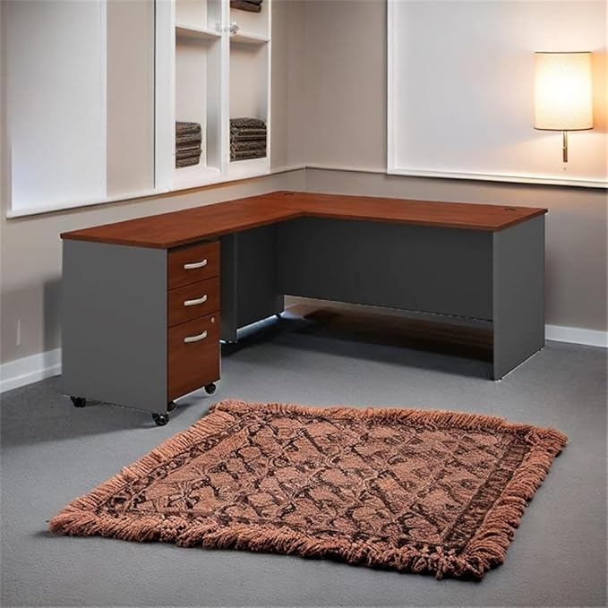 Bush Business Furniture Studio C 60W x 30D Office Desk in Storm Gray, Computer Table for Home or Professional Workspace