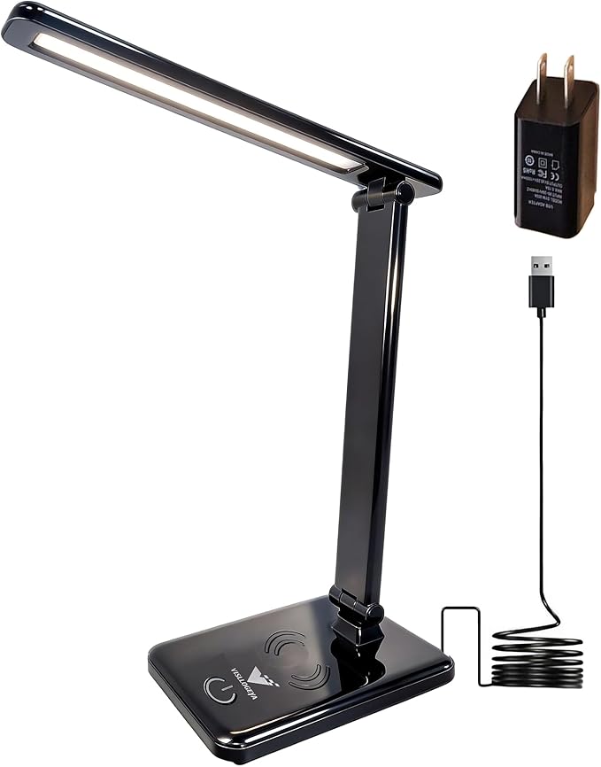 Battery lamp, Battery Operated Desk lamp, Rechargeable Desk lamp, Battery Operated lamp Black, Lithium Battery 2000MAH,Battery Powered Desk lamp，Battery Powered Work Light Study Table lamp