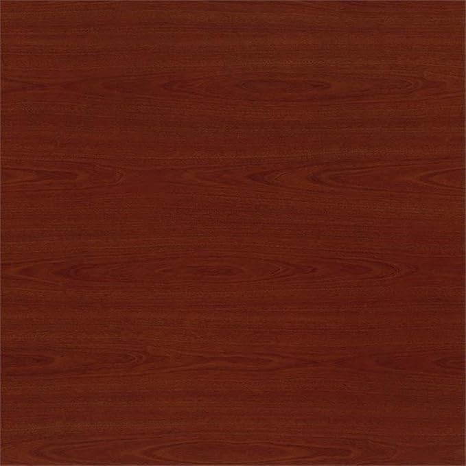 Bush Business Furniture Series C 60W U Shaped Desk with 3 Drawer Mobile File Cabinet in Mahogany