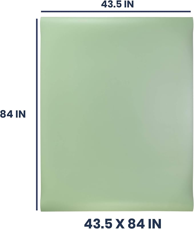 Pacific Arc Vinyl Board Cover. Self Healing and Stain Resistant Green/Ivory Sheet, 43.5 inches by 84 inches