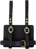 Lord of Battles Adventurer's Book or Diary Holder Handcrafted from Genuine Leather 11 x 8 Inch (Black)