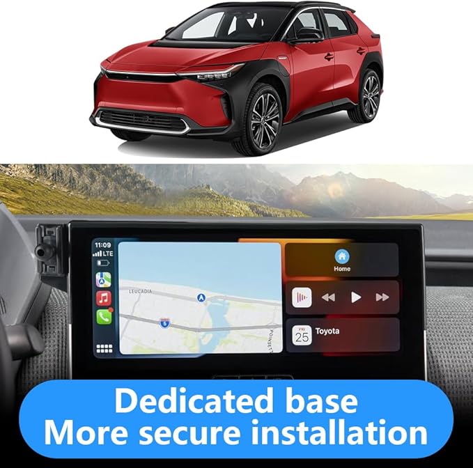 Car Phone Holder for Toyota bZ4X 2023 2024 2025 and Subaru Solterra 2023 2024 2025 Auto Interior Accessories Best Cell Phones Mount Cellphone Mobile Cradle Charging Navigation Screen Stand