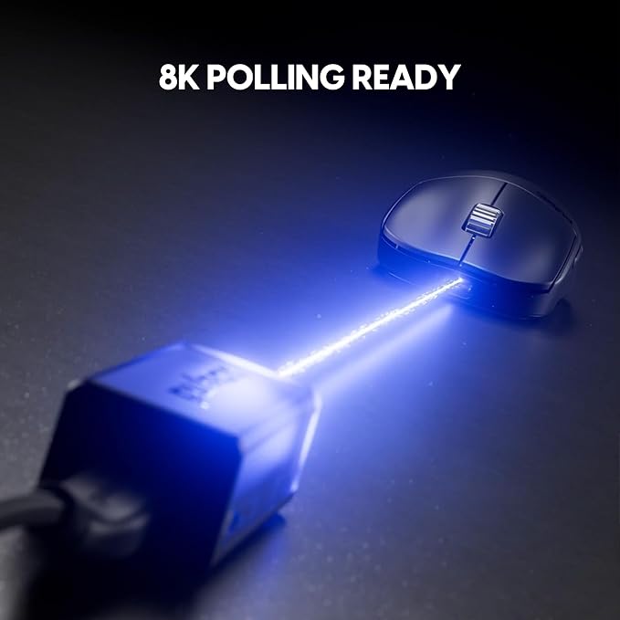 Pulsar Gaming Gears X2A v3 eS Wireless Gaming Mouse, Ultra Lightweight, Optical Switch, 32000 DPI, 750 IPS, XS-1 Sensor, 8k Compatible (Mini, Black) (Renewed)