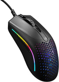 Glorious Gaming - Superlight Wired PC Gaming Mouse with Honeycomb Shell, 6 Programmable Buttons, RGB Lighting & PTFE Skates - Model O 2 Mini, Matte Black