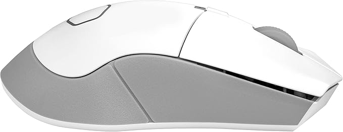 Cooler Master MM311 Wireless Gaming Mouse White, Adjustable 10,000 DPI, Palm|Claw Grip, 2.4GHz Wireless, PixArt Optical Sensor, PTFE Feet, RGB Lighting (MM-311-WWOW1)