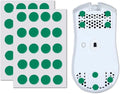 X-Raypad Obsidian Air/Pro Air Speed Mouse Skates, U-PE Universal Dot Mouse Skates Offers Excelent Wear Resistance, Speed & Control Abrasion Resistance Less Noise