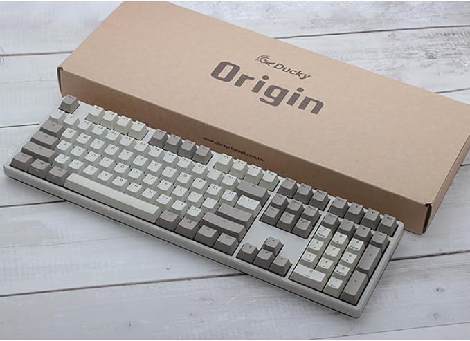 Ducky Origin Vintage Double Shot PBT Mechanical Keyboard (Cherry MX Brown)