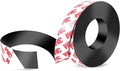DTLHCNCT Strong Adhesive Magnetic Tape Strip Roll- 0.78" x 10ft, Cuttable Magnetic Sheets for,DIY Art Projects, Whiteboards, Fridge Organization - Ideal for Home, School, Office Use.(0.06" Thick)