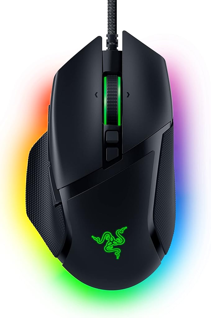 Razer Leviathan V2: Multi-Driver PC Gaming Soundbar with Subwoofer & Basilisk V3 Customizable Ergonomic Gaming Mouse: 26K DPI Optical Sensor - 11 Programmable Buttons - Classic Black