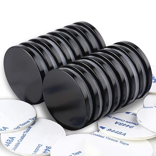 LOVIMAG Super Strong Neodymium Disc Magnets,Powerful Permanent Rare Earth Magnets with Epoxy Coating for Fridge, Scientific, Craft,Office Etc,1.26 inch x 1/8 inch,16 Pack