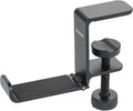 aceyoon Foldable Headphone Stand for Desk, Aluminum Headset Stand Clamp Hook Under Desk Space Save Mount, Headset Holder for Gaming Headphone (Single Foldable Stand)
