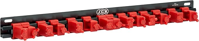 JCK TOOL ORGANIZER, Garage Gardening Tool Storage Rack Organizer Wall Mount, Yard Shovel Rack Holder Organization,Heavy-Duty Extra Equipment,Ladders,Sport Gears,Hoses,Lawn Trimmer