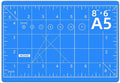 DIYSELF Cutting Mat 8in×6in, Self Healing Cutting Mat, A5 Rotary Cutting Mats for Crafts Sewing Hobby Fabric Project, 5-Ply Craft Cutting Board Double Sided, Craft Mat, Matting & Mounting Materials