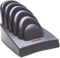 Kensington 62061 Insight Priority Puck Five-Slot Desktop Copyholder, Plastic, Dark Blue/Gray