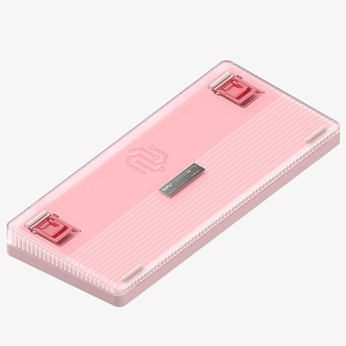 nuphy Halo75 V2 Mechancial Gaming Kyeboard,75% Wireless Hot Swappable Bluetooth Keyboard,83 Kyes RGB Backlit Keyboard,Support Bluetooth/2.4GHz/USB-C-Pink Blush Switch