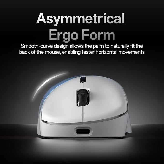 Rapoo VT3 MAX Gen-2 Wireless Gaming Mouse, True 8K Wireless Polling Rate, 53g Lightweight, Up to 750 Hr Battery, Nordic nRF54L15 MCU, 120-Million Optical Switch, 10 Programmable Buttons, Macro Enabled