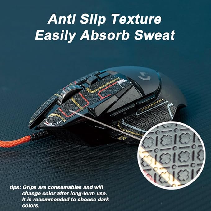 Grip Tape for Razer Viper V3 Pro & V4 Pro - Anti-Slip,Enhanced Control, Sweat Resistance,Improves FPS Gaming Grip & Mouse Protection [Pre-Cut] EVA Black