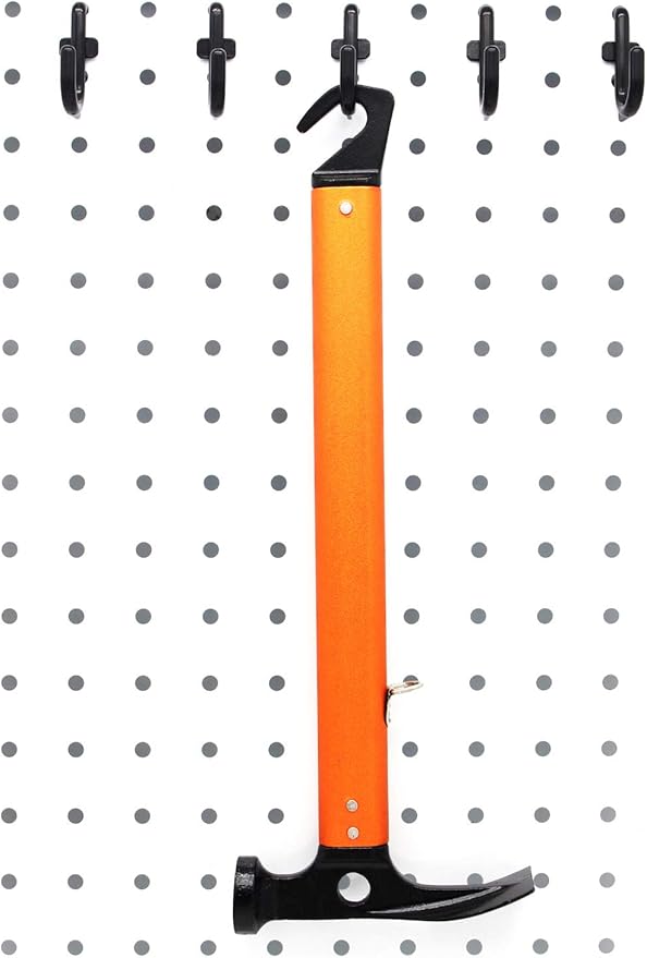 Colorstorm Pegboard Hooks Kit 200PK Pegboard J Hook Assortment Black Peg Hooks