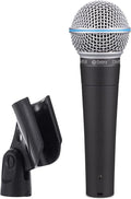 D Debra Wired Dynamic Microphone, Cardioid Dynamic Vocal Handheld Mic with Mic Clips, Suited for Speakers, Karaoke Singing Machine, Amp, Mixer Audio