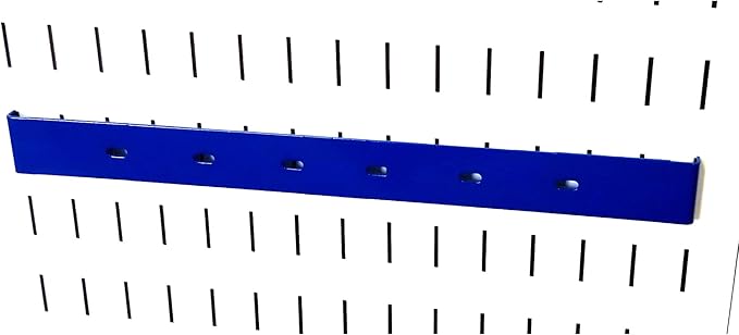 Wall Control 14in Accessory Hanger Tool Holder Bracket Pegboard Accessory Pegboard and Slotted Tool Board - Blue