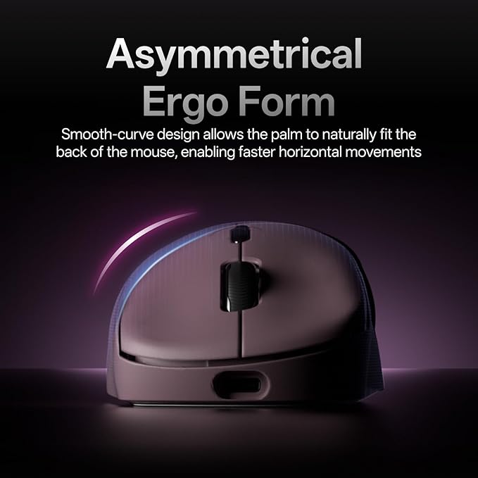 Rapoo VT3 Gen-2 Wireless Gaming Mouse, True 8K Wireless Polling Rate, 53g Lightweight, Up to 750 Hr Battery, Nordic nRF54L15 MCU, 100-Million Mechanical Switch, 10 Programmable Buttons, Macro Enabled