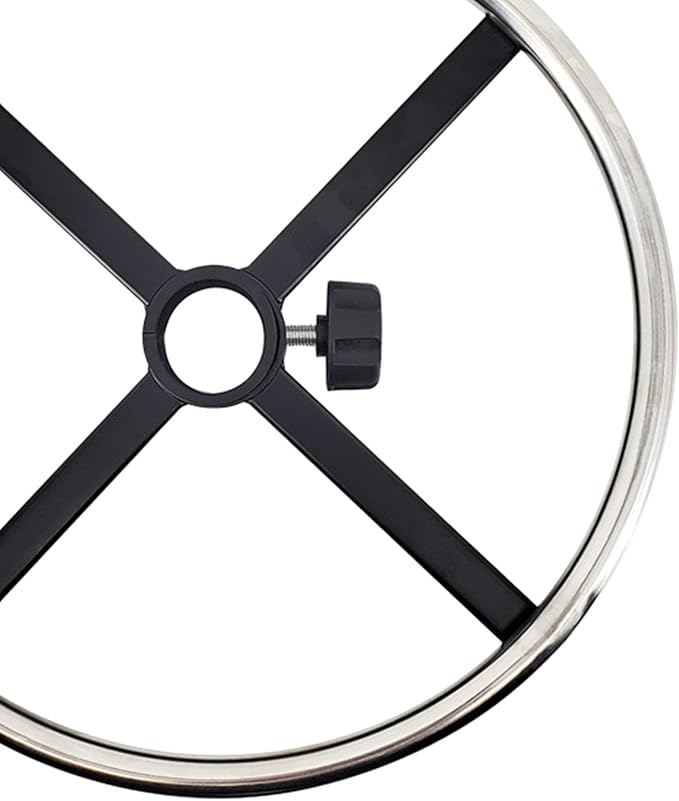 Swivel Office Chair Footrest Ring Accessory Stainless Steel for Office Desk Chair, 40cm