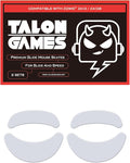 2Sets of TALONGAMES Rounded Curved Edges Mouse Feet Skates Compatible with Zowie ZA13 / ZA13B Gaming Mouse Feet Replacement,0.8mm,Pure PTFE Material with Super Smooth Glide Pads