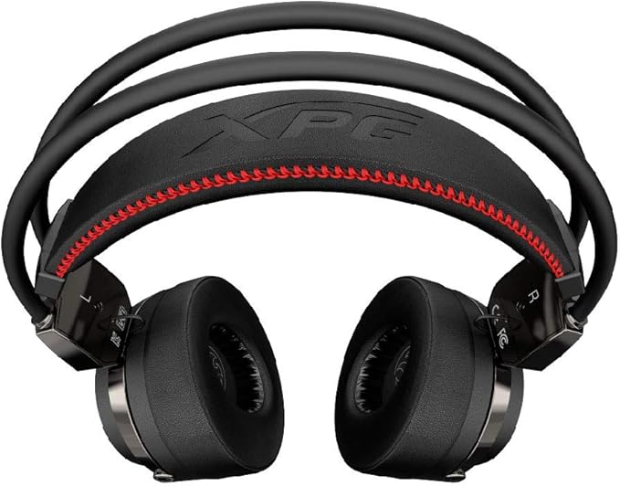 XPG Precog Gaming Headset with Mic Hi-Fidelity Dual Drivers 7.1 Virtual Surround Sound (XPG Precog), One Size