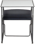 Safco Alphabetter Desk, 28" x 20", Gray Classroom and Home School Desk