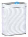 steo spce Automatic Motion Sensor Bathroom Small Trash Can with Lid, 2.6 Gallon Touchless Slim Garbage Can, Smart Waterproof Trash Bin for Bedroom, Restroom, Living Room, Office