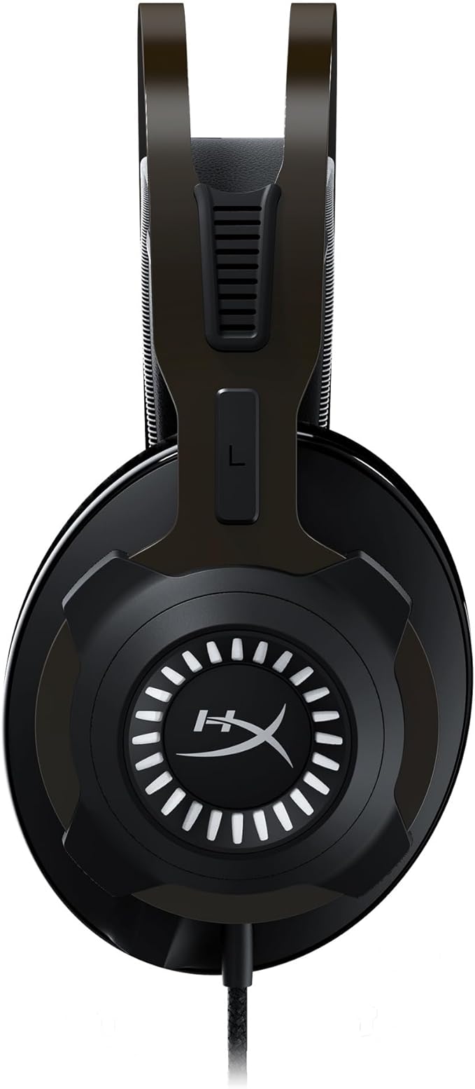 HyperX Cloud Revolver - Gaming Headset with HyperX 7.1 Surround Sound, Signature Memory Foam, Premium Leatherette, Steel Frame, Detachable Noise-Cancellation Microphone