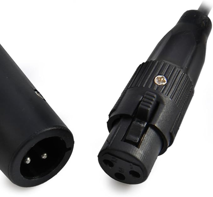 Chliste Singing Machine Unidirectional Dynamic Microphone with 5 Ft. Cord